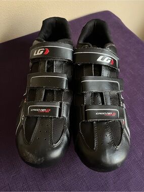 Louis Garneau Cycling Shoes Ergo Air Comp 2 Men Ergo Vent  Size US 12.5 EU 46